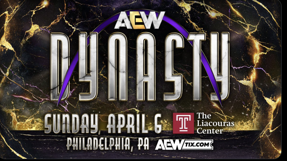 AEW Dynasty logo, first AEW Philadelphia PPV